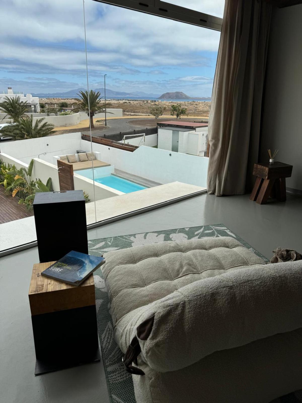 Casa Ouira Chalet Con Piscina Privada Y Vistas Corralejo Exterior foto